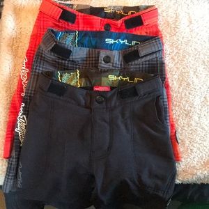Bundle of troy Lee youth shorts